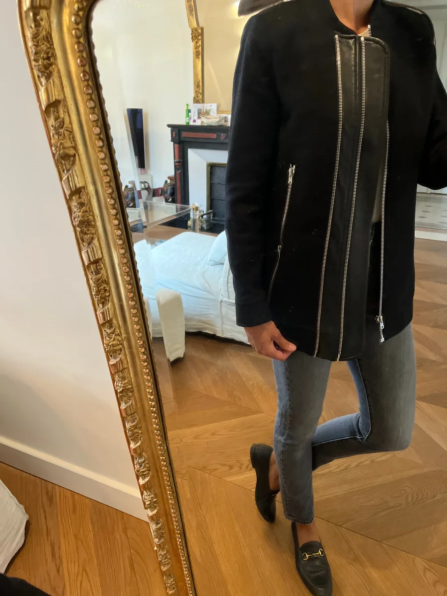 Manteau The Kooples en laine noire – Image 4
