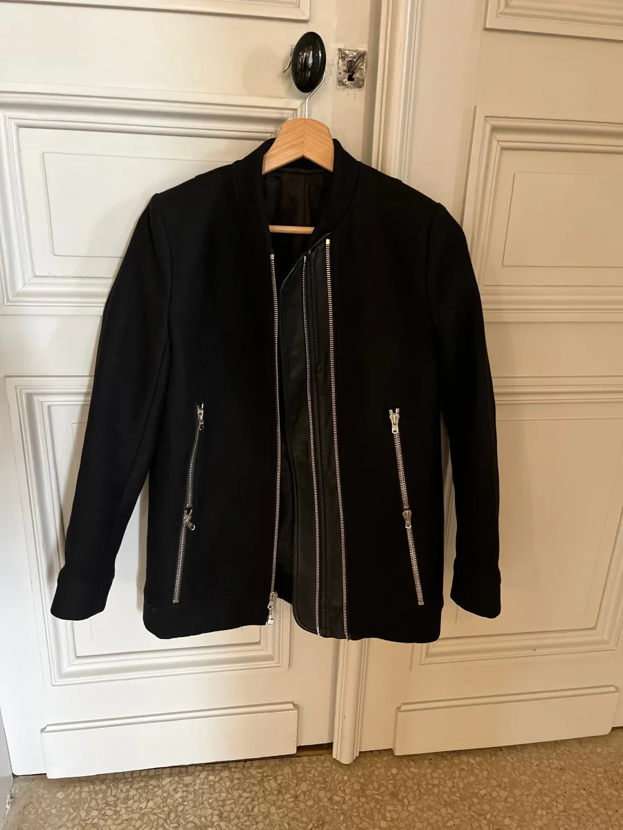 Manteau The Kooples en laine noire – Image 6
