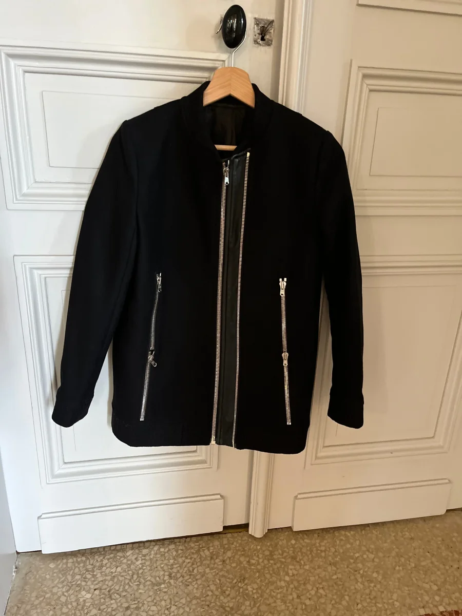 Manteau The Kooples en laine noire – Image 8