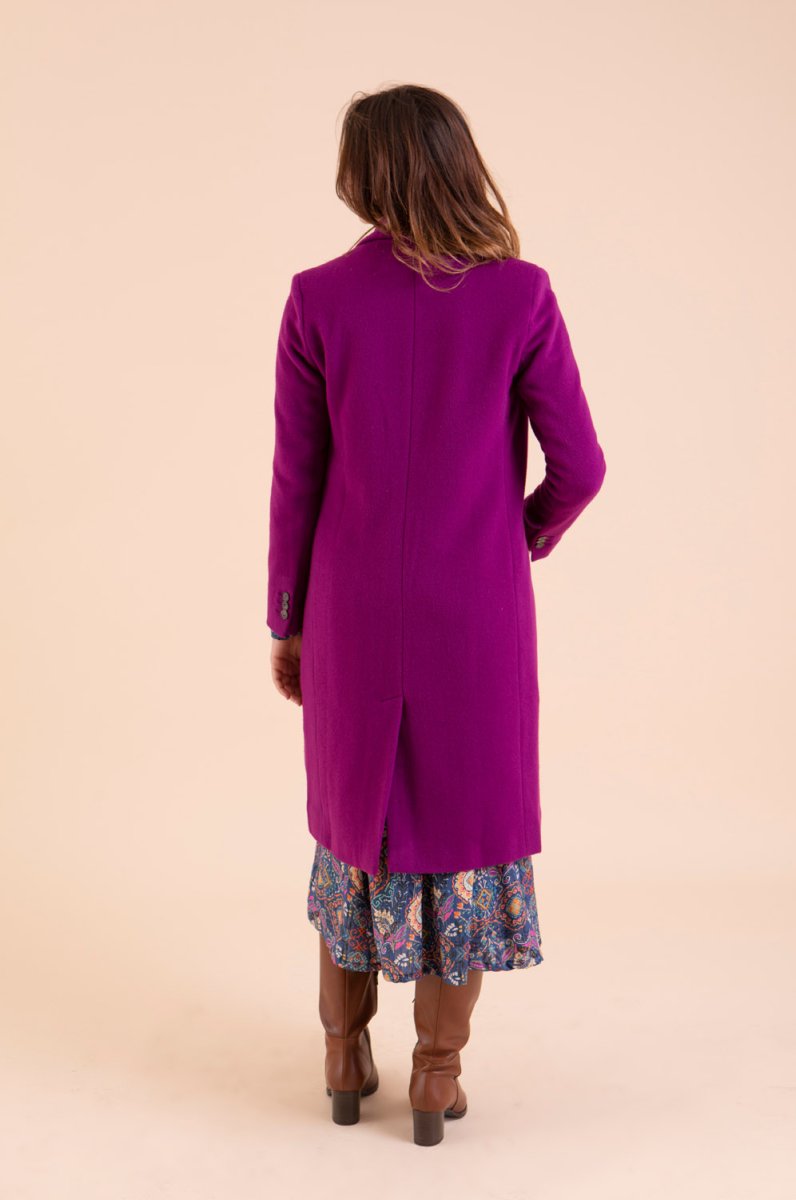 Manteau drap de laine Pascaline – Image 3