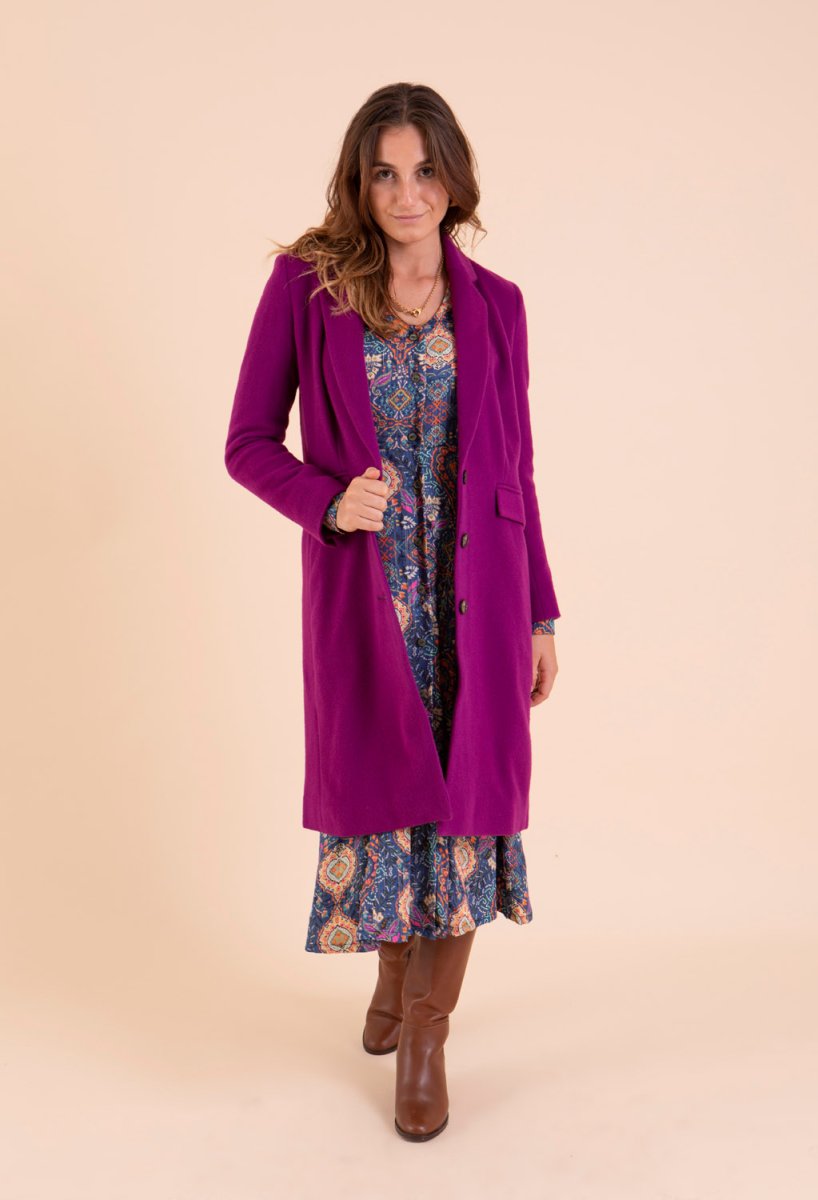 Manteau drap de laine Pascaline – Image 4