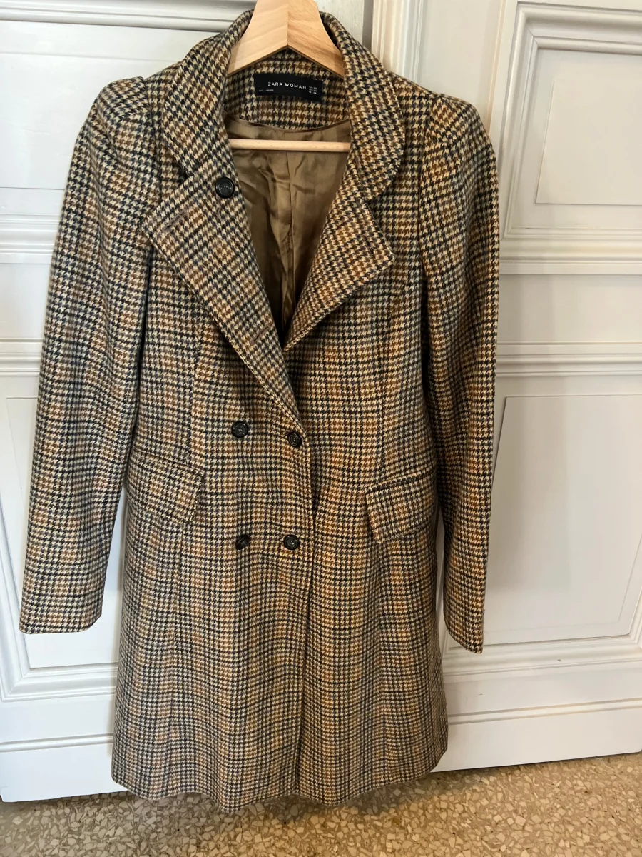 Manteau Zara Pied de Poule