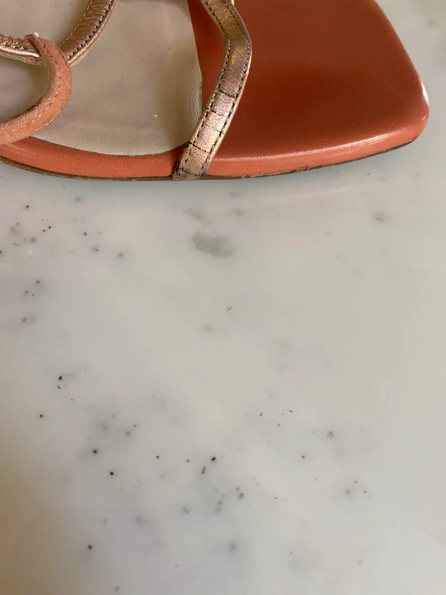 Marine Lorphelin Sandales à talons Bettina Vermillon – Image 7