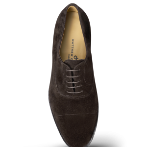 Oxford veau velours chocolat