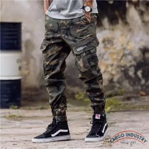 Pantalon Cargo Homme Camouflage