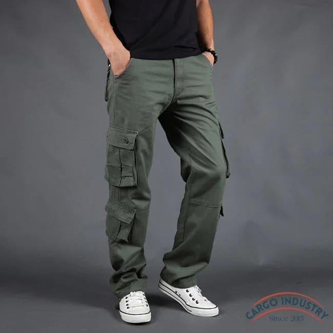 Pantalon Cargo Homme Casual Classique – Image 6
