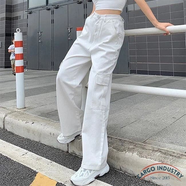 Pantalon Cargo Femme En Twill – Image 3