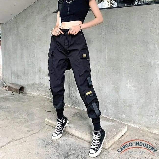 Pantalon Cargo Femme Streetwear Sobiru