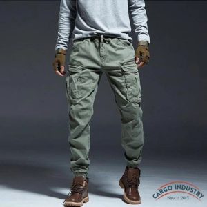 Pantalon Cargo Urbain À Fermeture Eclair