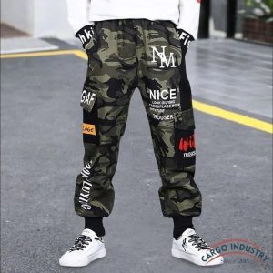 Pantalon Cargo Garçon Street Camouflage