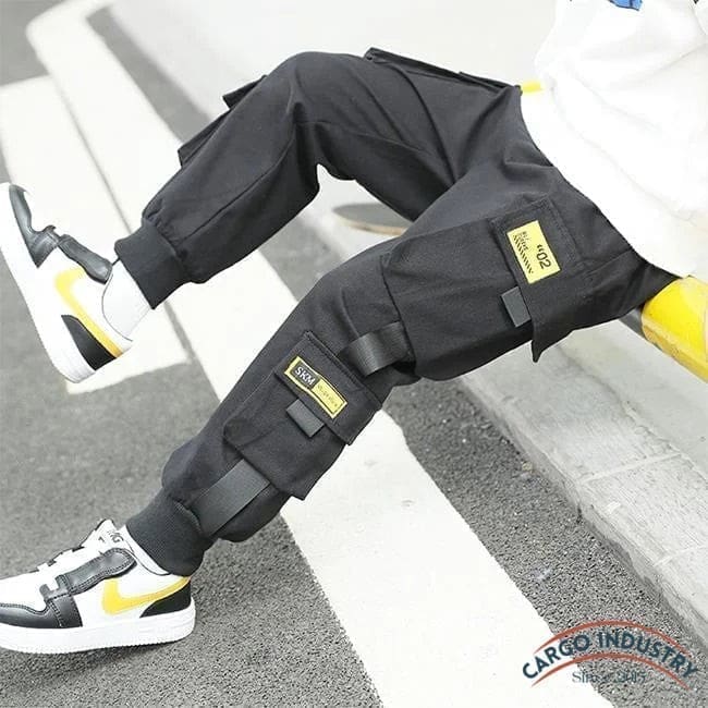 Pantalon Cargo Garçon Streetwear Sobiru – Image 7