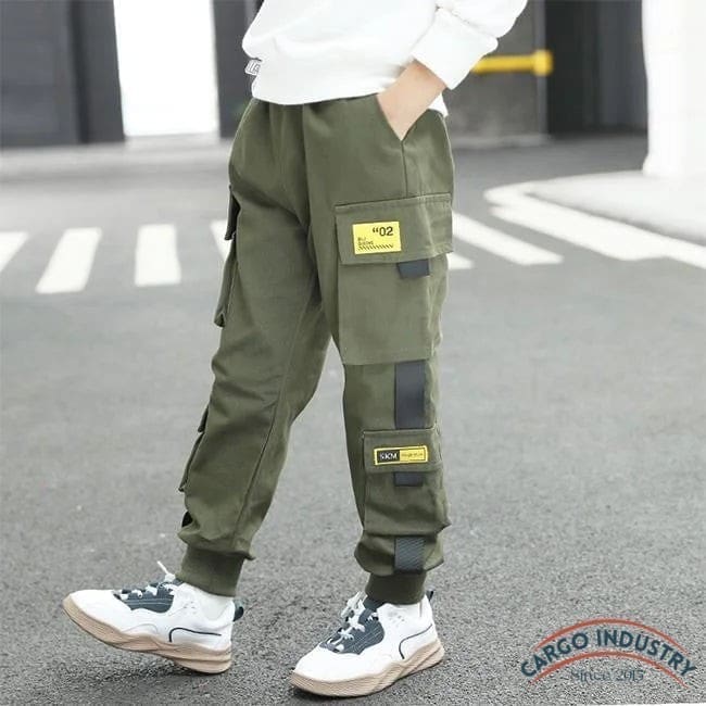 Pantalon Cargo Garçon Streetwear Sobiru – Image 4