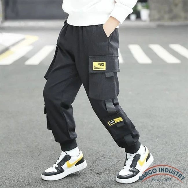 Pantalon Cargo Garçon Streetwear Sobiru – Image 3
