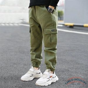 Pantalon Cargo Garçon Souple