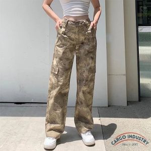 Pantalon Cargo Sable Large