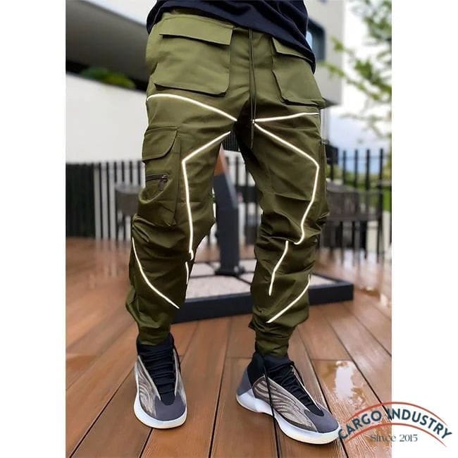 Pantalon Cargo Ligne Réfléchissante – Image 4