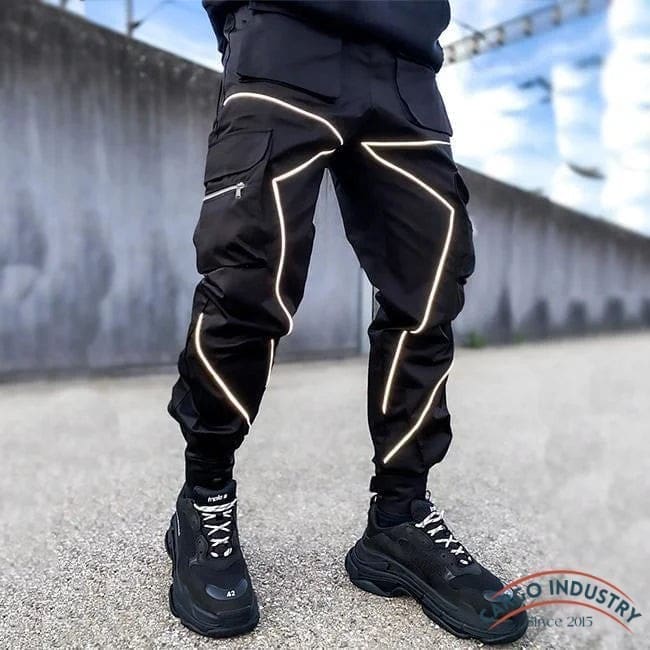 Pantalon Cargo Ligne Réfléchissante – Image 3