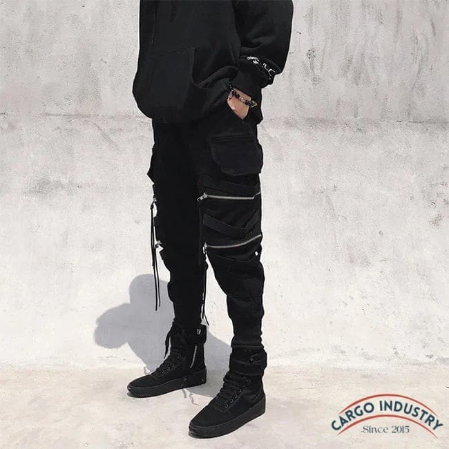 Pantalon Cargo Poches Zippées – Image 7