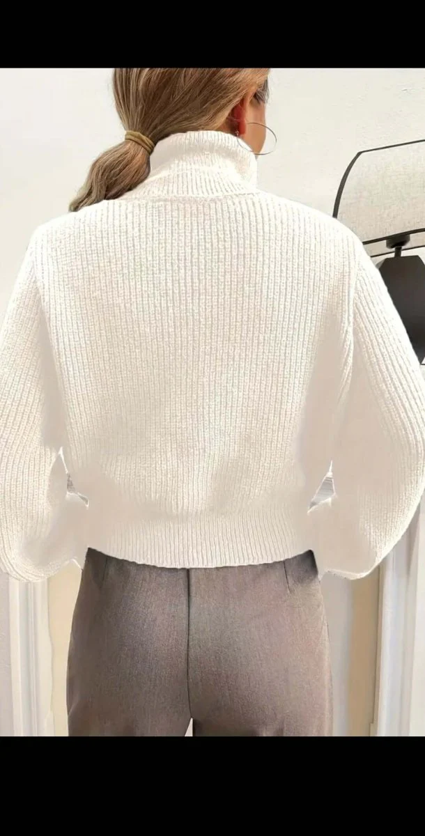 Pull col rouler femme – Image 3