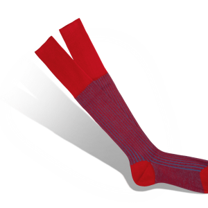 Fil d’Ecosse rouge / turquoise