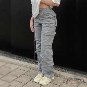 Pantalon Cargo Gris Urbain