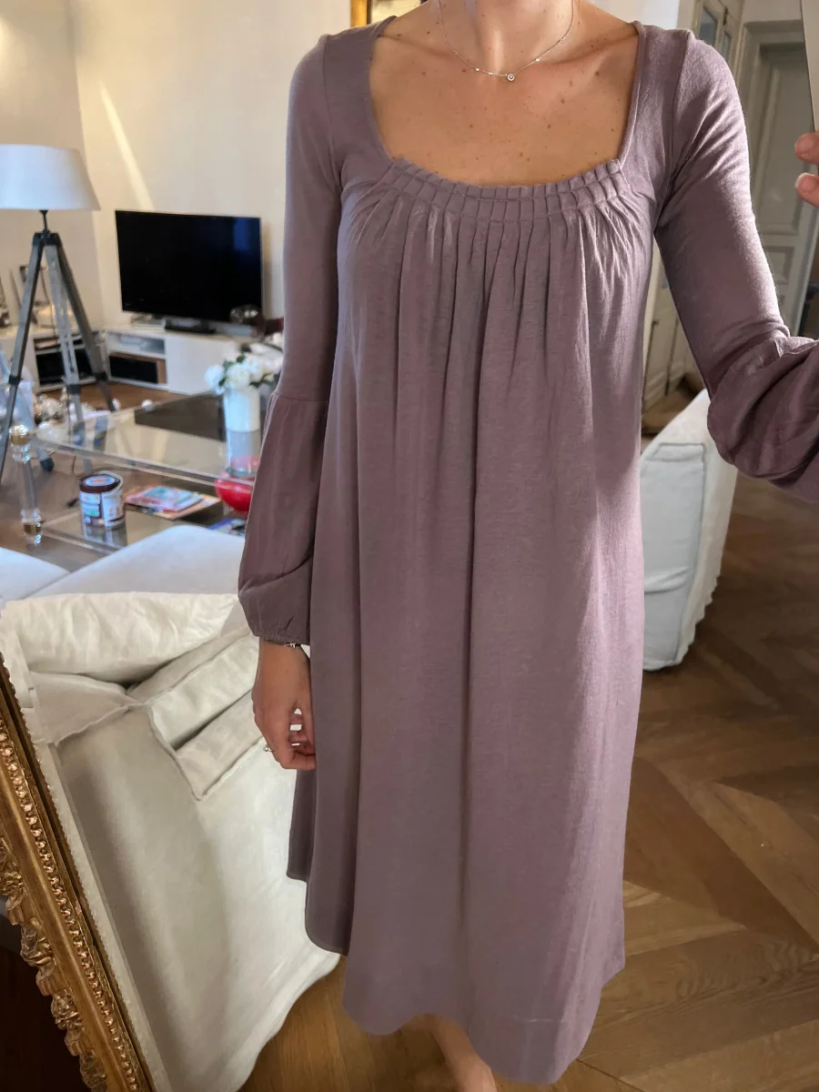 Robe Maje vieux rose – Image 7