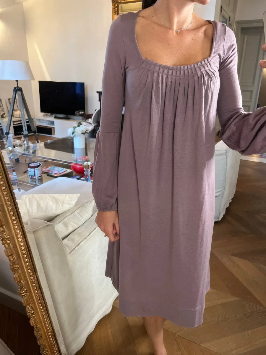Robe Maje vieux rose – Image 9