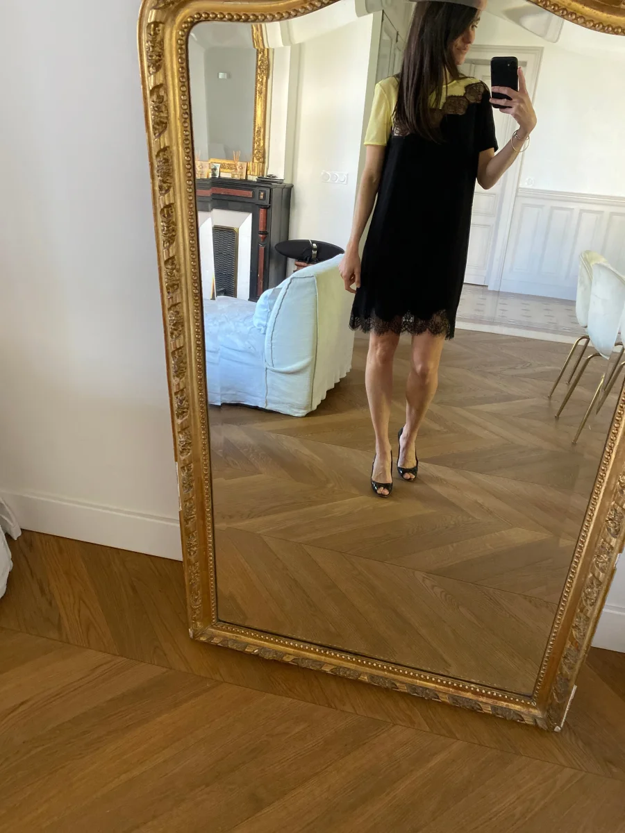 Robe Sandro Jaune et noire – Image 6