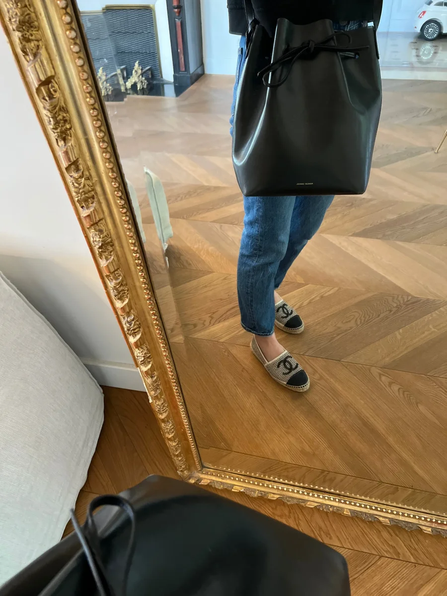 Sac Mansur Graviel noir et bleu