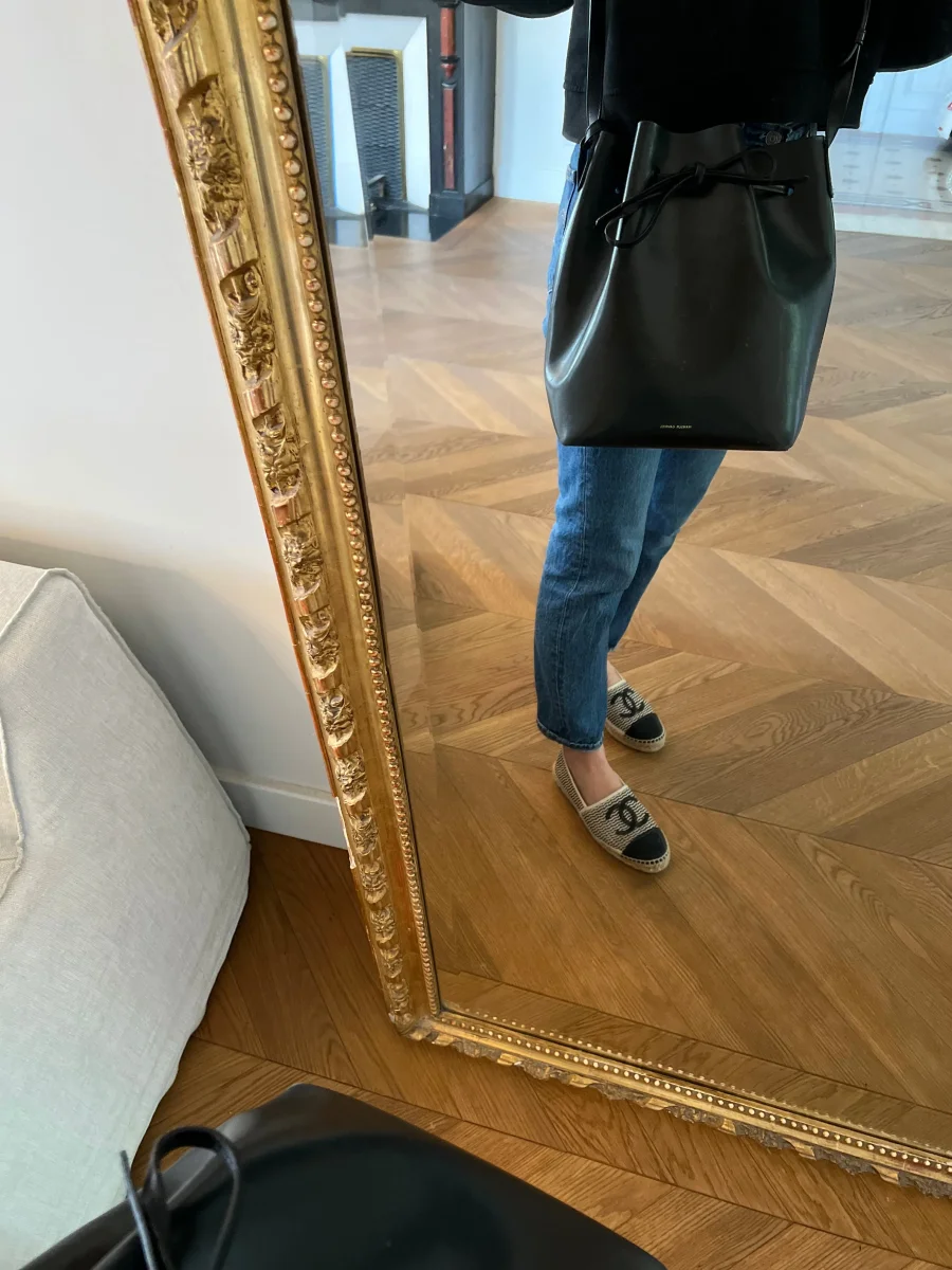 Sac Mansur Graviel noir et bleu – Image 3