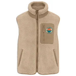 veste Sherpa sans manches écoresponsable