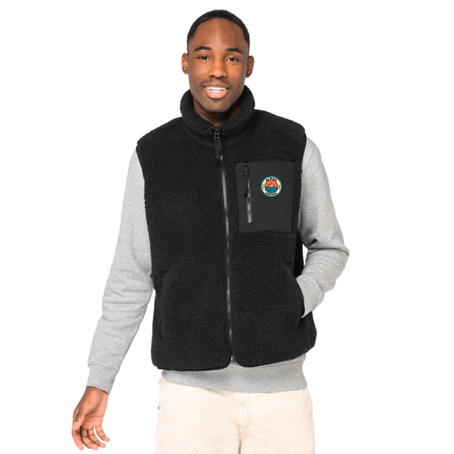 veste Sherpa sans manches écoresponsable – Image 5