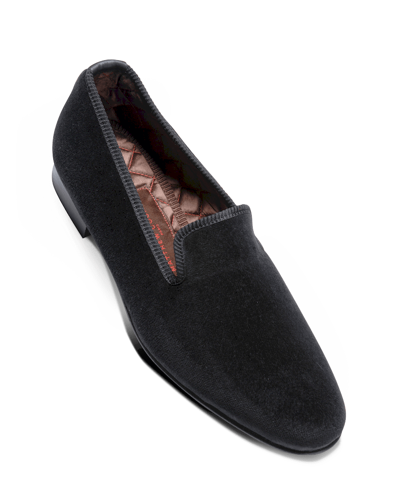 Velours uni noir – Image 3