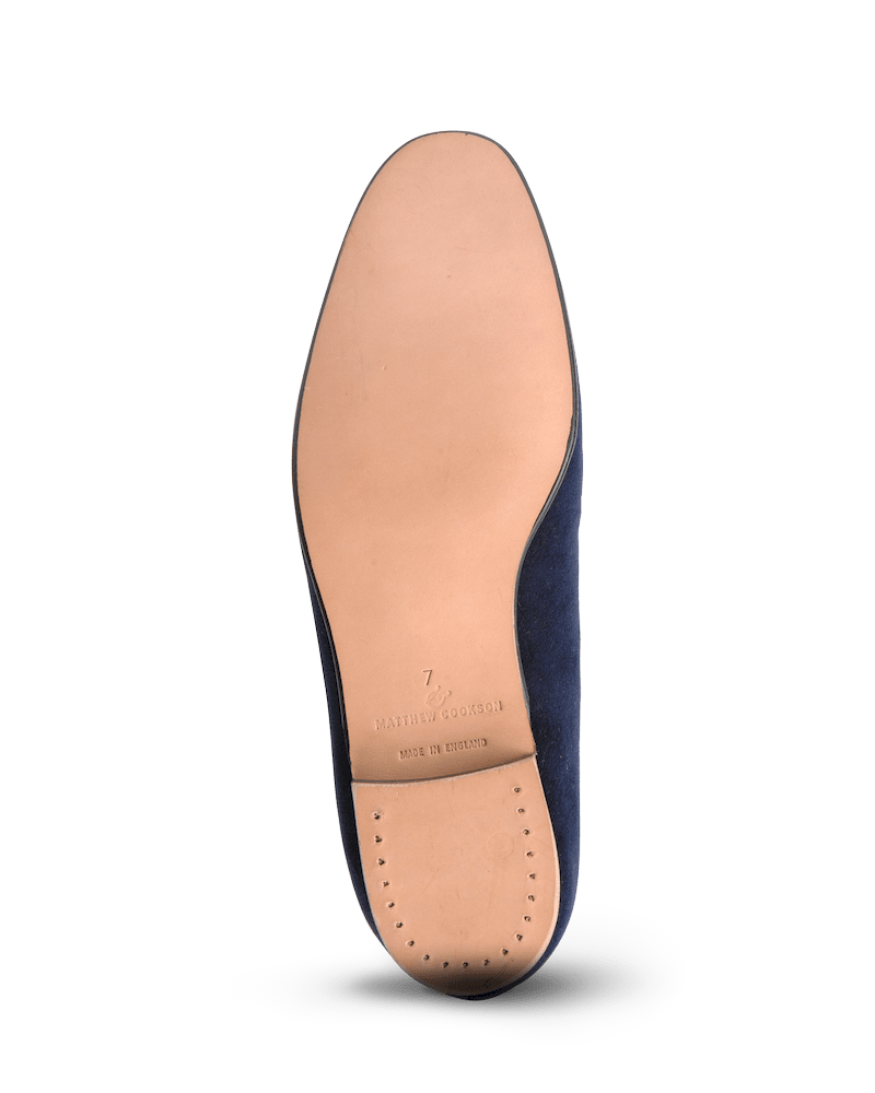 Velours uni bleu nuit – Image 5