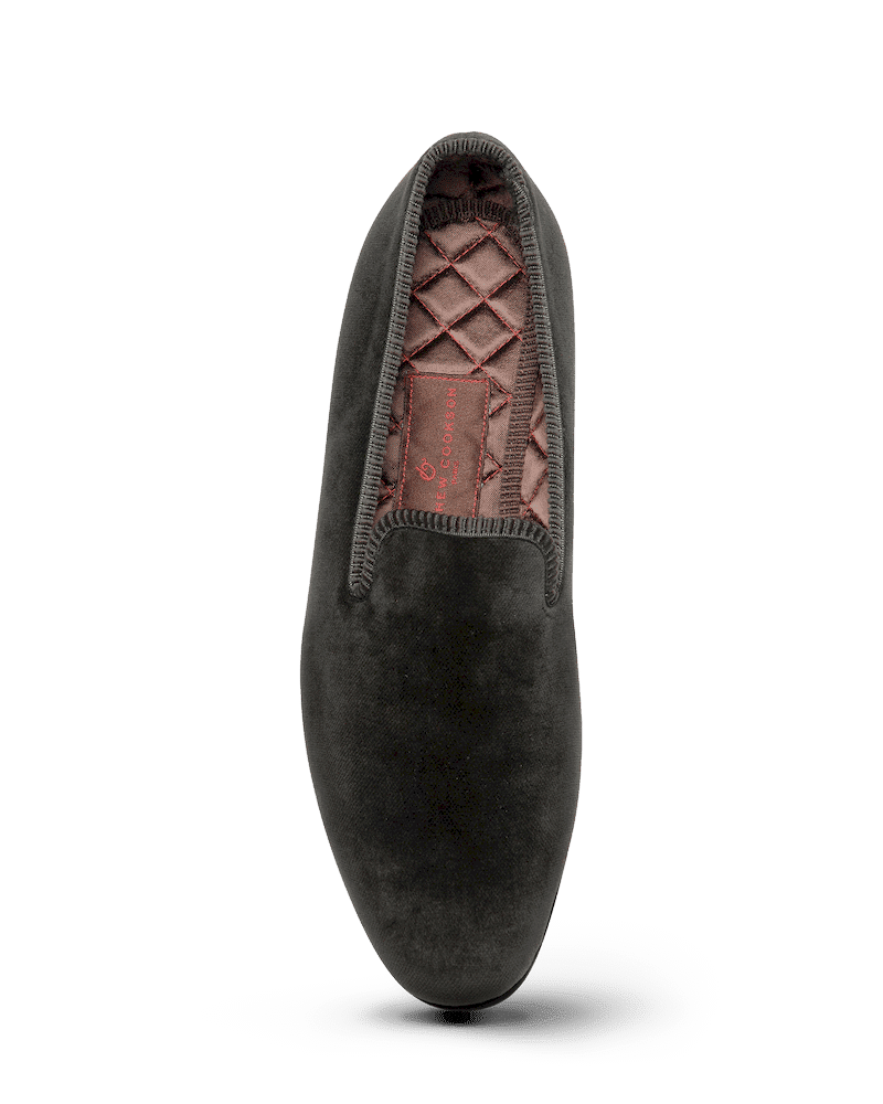 Velours uni olive – Image 2