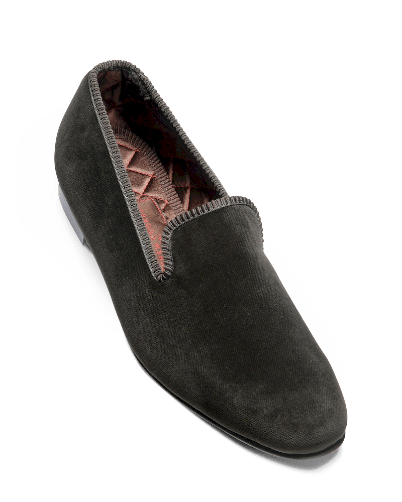 Velours uni olive – Image 3