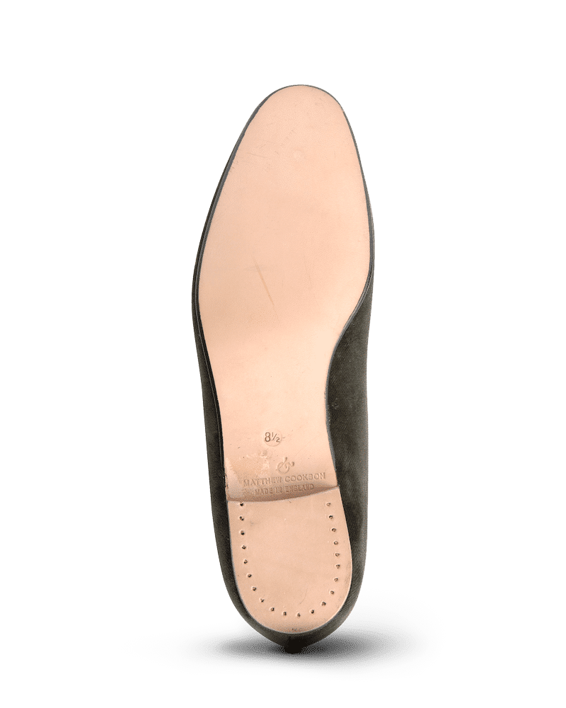 Velours uni olive – Image 5