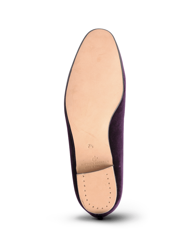 Velours uni violet – Image 5