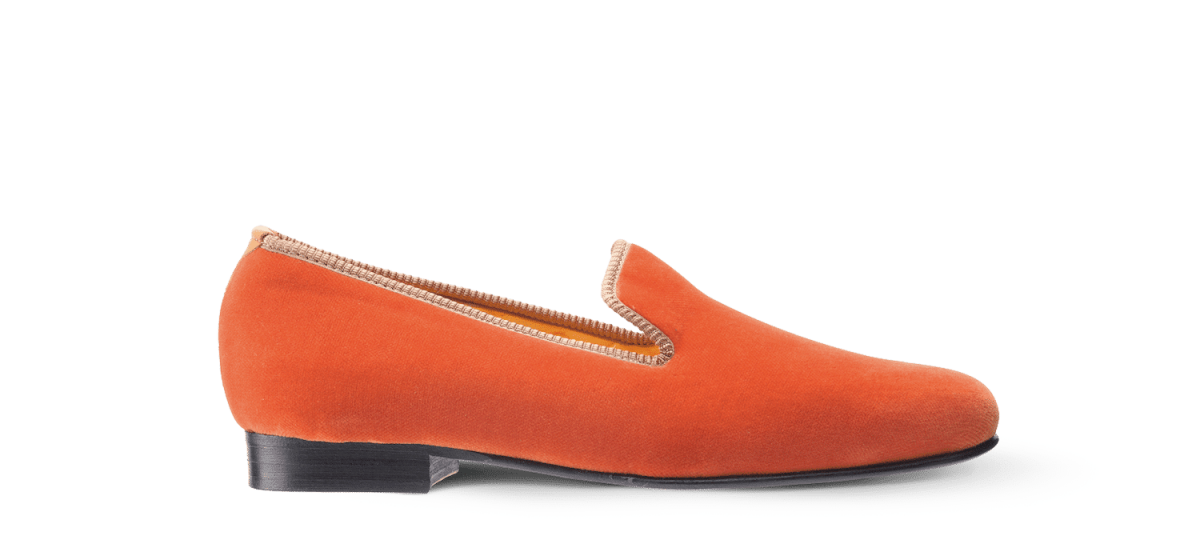 Velours uni pamplemousse – Image 4