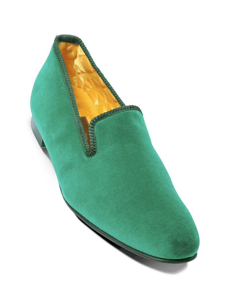 Velours uni pomme – Image 3