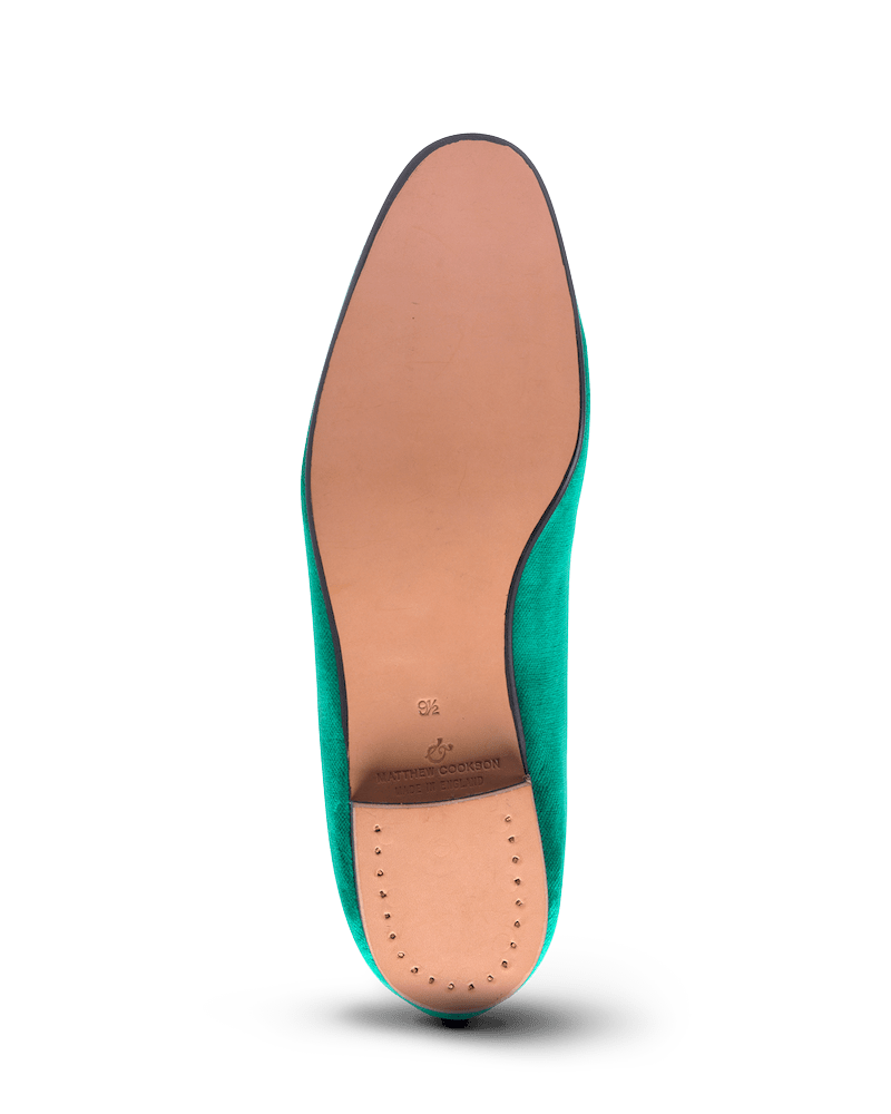 Velours uni pomme – Image 5