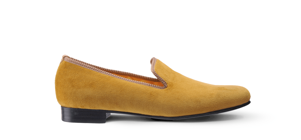 Velours uni jaune – Image 4