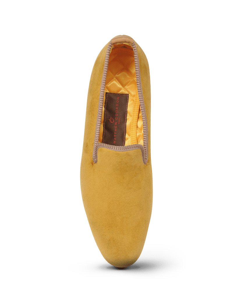 Velours uni jaune – Image 2