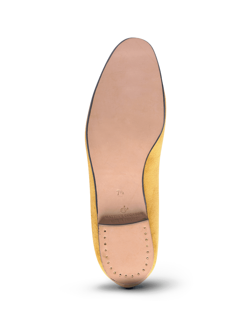 Velours uni jaune – Image 5