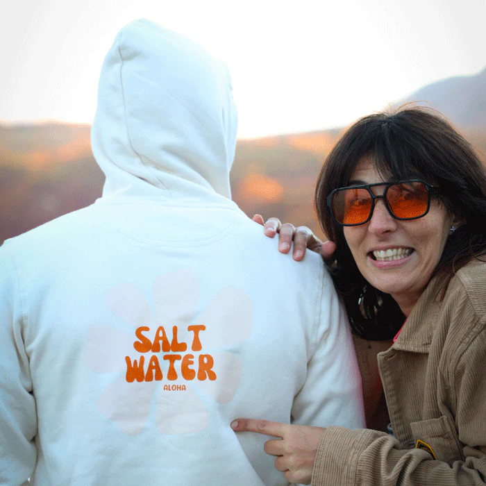 Sweat à capuche unisexe Salt water – Image 3