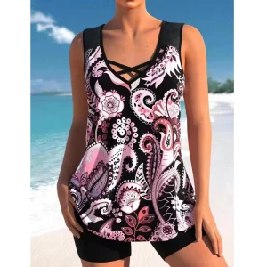 Tankini Fleuri