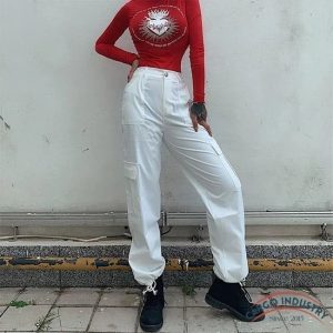 Pantalon Cargo Femme Nashi Taille Haute