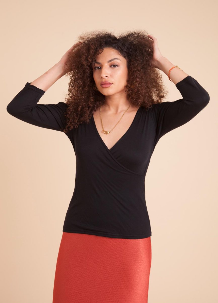 Haut cache cœur Yanis noir – Image 4