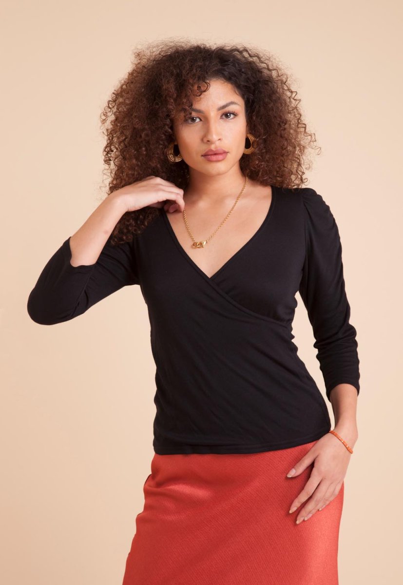 Haut cache cœur Yanis noir – Image 2