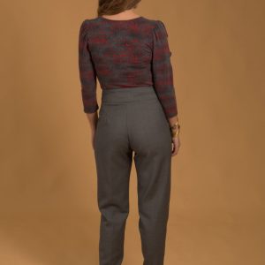 Hugo – Pantalon gris femme Made-in-france